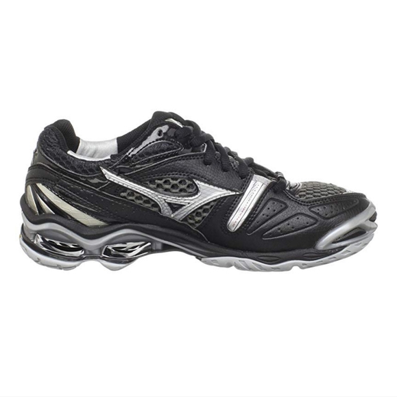 Mizuno Wave Tornado 6 XG VS-1 Black Volleyball Court Shoes, Size 9.5 - Picture 2 of 12
